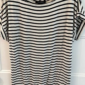 White House Black Market, boat neck blouse, small with buttons down back.